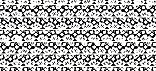 Geometric Abstract Art Deco Style Pattern Background