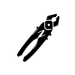 Precision and Power: A close-up shot of sturdy lineman's pliers, embodying strength, precision, and the essence of construction and repair work.