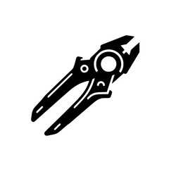 Tool in Silhouette: A bold silhouette of a versatile tool, capturing its functionality and robust design in stark contrast.