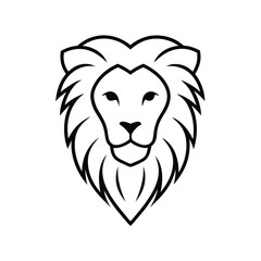 lion head vector illustration