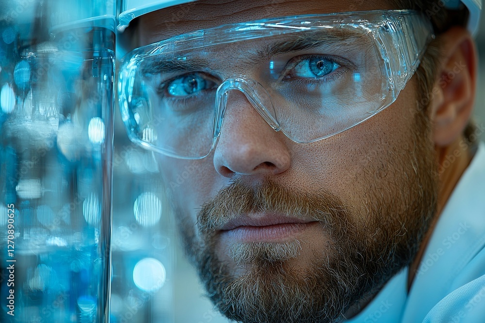Poster an engineer is working on industrial machinery in a factory. manual workers are collaborating as the