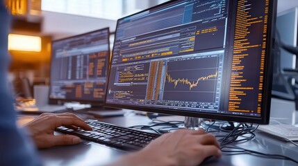 Advanced financial technology integrating AI for investment and stock market predictions.