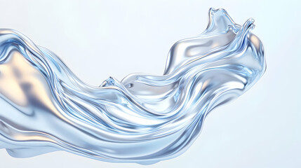 Water splash on light backgound, used for advertising fluids and refreshments