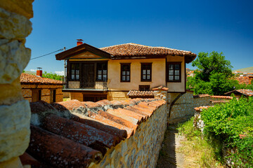 Siatista, Greece. Old traditional mansion	