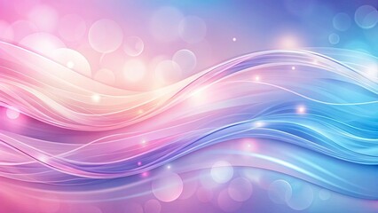 Fototapeta premium Pastel Wave Abstract Background: Pink, Purple, Blue Gender Reveal Baby Shower Spring