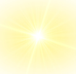 Obraz premium PNG Golden Sun Rays – Soft, Radiant Beams of Warm Light Shining from Above, PNG Creating a Tranquil and Dreamy Atmosphere, Evoking Feelings of Peace, Serenity, and Inspiration