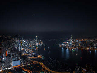 Obraz premium Victoria Harbour, Hong Kong