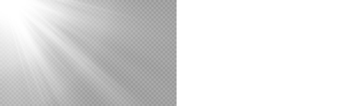 PNG transparent sunlight special lens flare light effect. Stock royalty free PNG image.