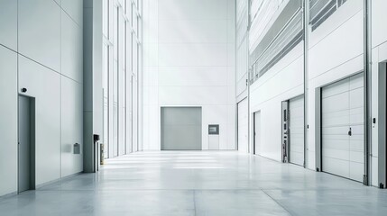 Modern Industrial Storage Unit Exterior Overview