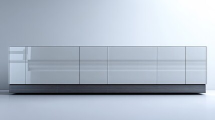 Fototapeta premium Modern Minimalistic Storage Unit for Sleek Interiors