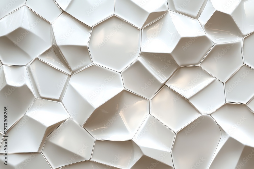 Poster abstract textured design with white geometric shapes and patterns