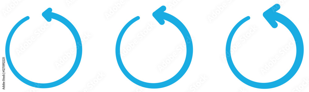 Poster update icon vector, refresh icon set. reload icon vector. circular arrow , refresh, reload. set of c