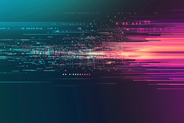Digital background perfect for tech processes, neural networks, artificial intelligence, data transfer and security, background for digital storage, multimedia presentations