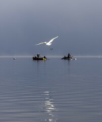 fishers in lake