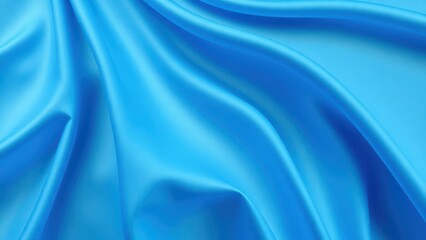 Obraz premium a captivating close-up of flowing blue silk, with elegant folds and subtle shadows, creating a sense of luxury and smoothness