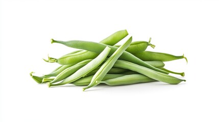 Green beans without background vector image