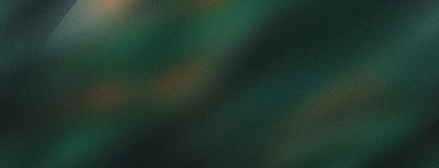 Emerald green and amber hues with grainy film texture on a dark background poster banner backdrop wallpaper