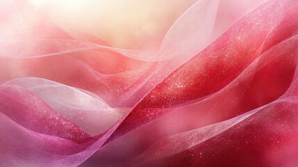 Obraz premium Abstract flowing fabrics, soft pastel colors, gentle light