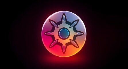 abstract colorful background icon