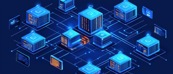 Interconnected data servers: a digital network infrastructure