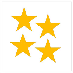 Vector star, group of stars, illustration vector art