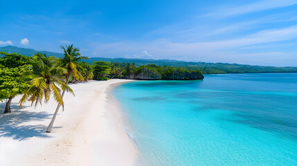 Fototapeta premium Peaceful Tropical Island Beach In The Philippines