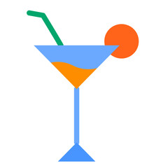CocktailGlasses Vector Design Icon Style