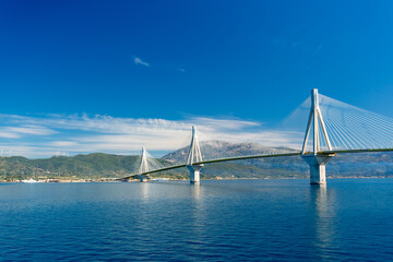 Rion - Antirion bridge in Greece	