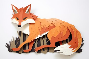 Obraz premium Fox animal mammal red.