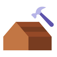 Roofing Repair Vector Design Icon Style