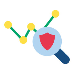 Insurance Trends Vector Design Icon Style