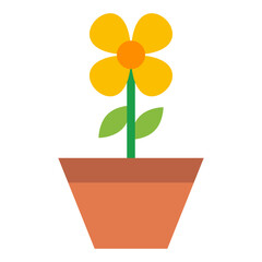 Sensory Garden Vector Design Icon Style
