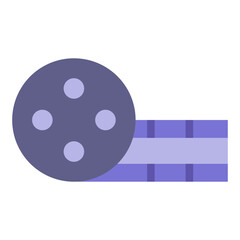 Movie Reel Vector Design Icon Style
