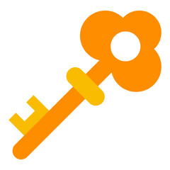 Mystery Key Vector Design Icon Style