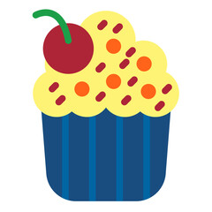 Muffin Vector Design Icon Style
