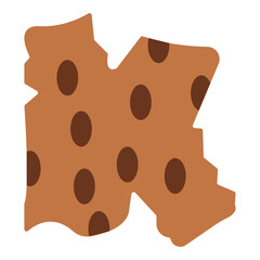 Nut Brittle Vector Design Icon Style