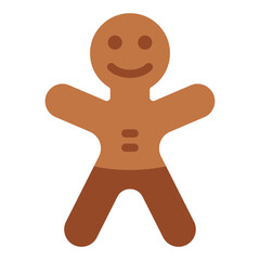 Gingerbread Cookie Vector Design Icon Style