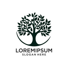 Obraz premium Tree Logo. Tree Logo vector. Tree icon vector.