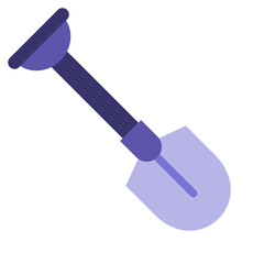 Shovel Vector Design Icon Style