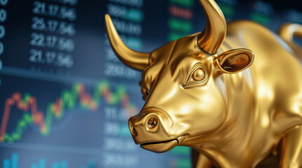 Bullenmarkt - Konzept für Aktienhandel an der Börse