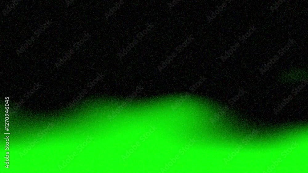 Poster wavy green background 4k loop animation green flames background with copy space