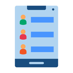 Obraz premium Voting App Vector Design Icon Style