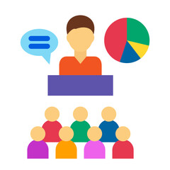 Political Graphics Vector Design Icon Style