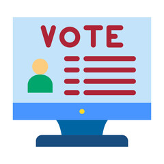 Election Display Vector Design Icon Style