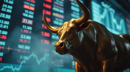 Bullenmarkt - Konzept für Aktienhandel an der Börse