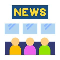 Newsroom Vector Design Icon Style