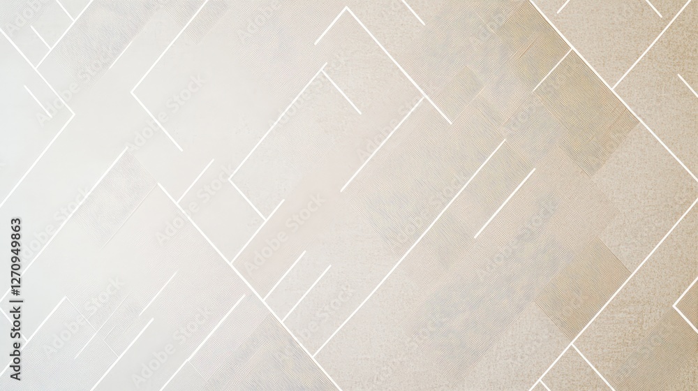 Poster a single, solid color background with a delicate pattern of faint geometric lines, adding texture wi