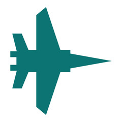 Military Jet Vector Design Icon Style
