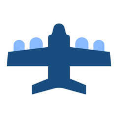 Bomber Plane Vector Design Icon Style