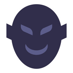 Villain Vector Design Icon Style